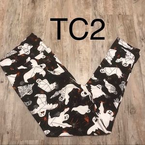 LuLaRoe Ghost/Spiderwebs TC2 Leggings NWOT
